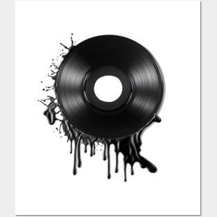 Melting LP Vinyl Posters and Art